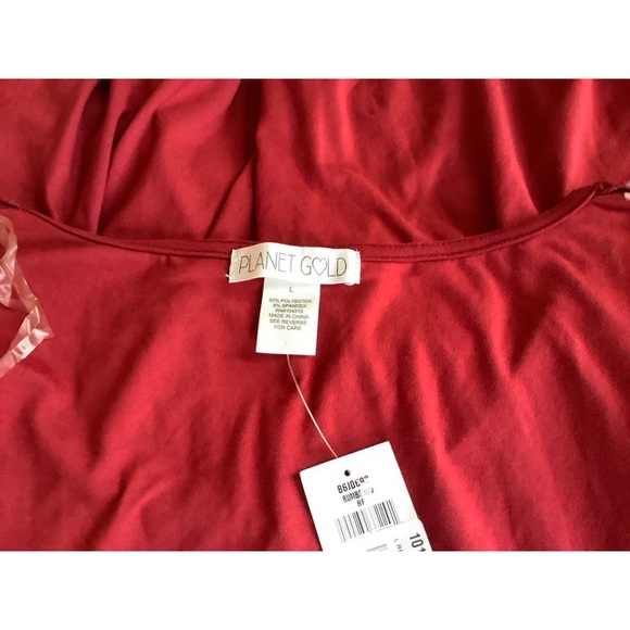 Womens 3/4 Sleeves Scoop Neck Casual Dress - Picture 6 of 6